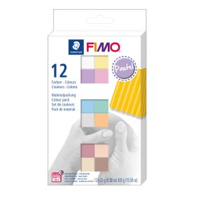 Fimo Soft St 12 x 25g Blokke Pastel